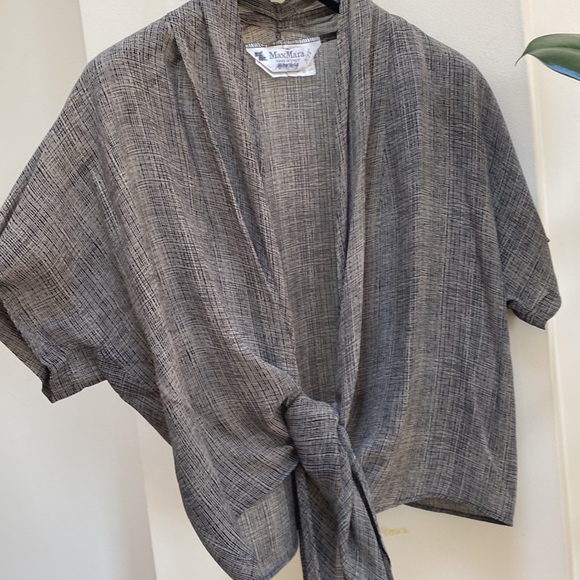 Vintage Max Mara silk blouse and skirt set - Picture 9 of 10